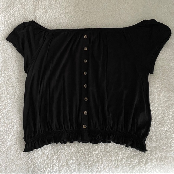 H&M Black Off the Shoulder Top - Picture 4 of 5